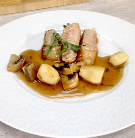 Recette Cote De Veau Tendre Et Juteuse Topinambours Et Champignons